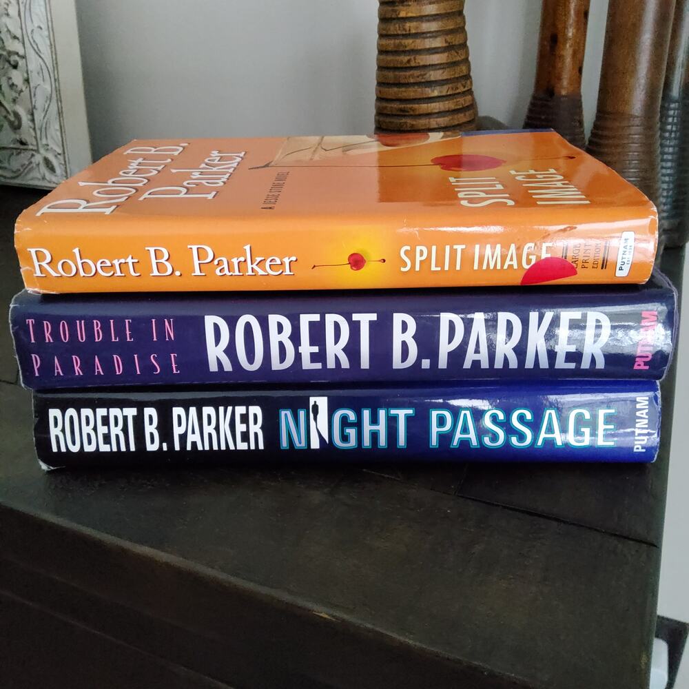 Robert Parker Book Lot Jesse Stone Split Image Trouble in Paradise Night Passage